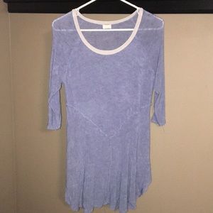 Free people purple long sleeve